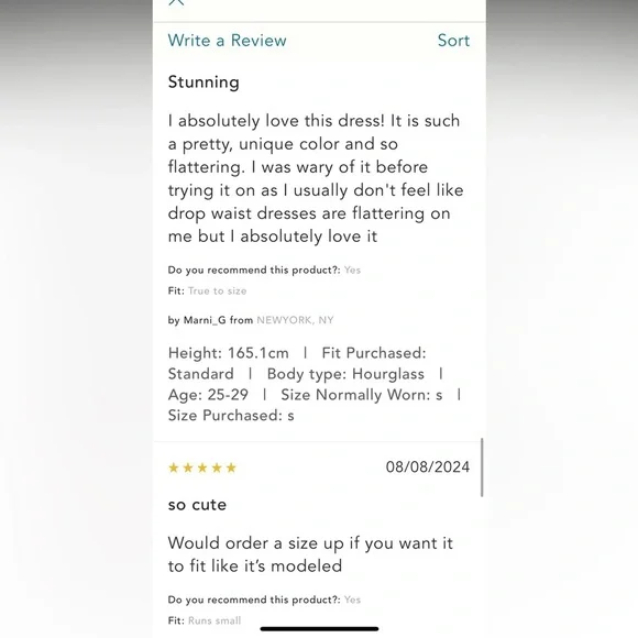 Anthropologie NWT Maeve Drop-Waist Mini Dress size L. - Picture 11 of 16